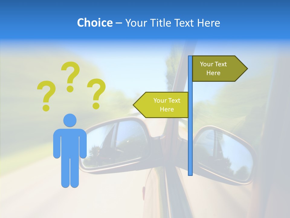 Mirror Zoom Blurred PowerPoint Template