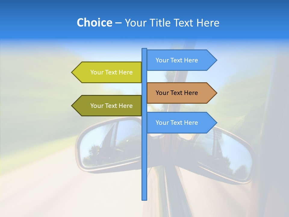 Mirror Zoom Blurred PowerPoint Template