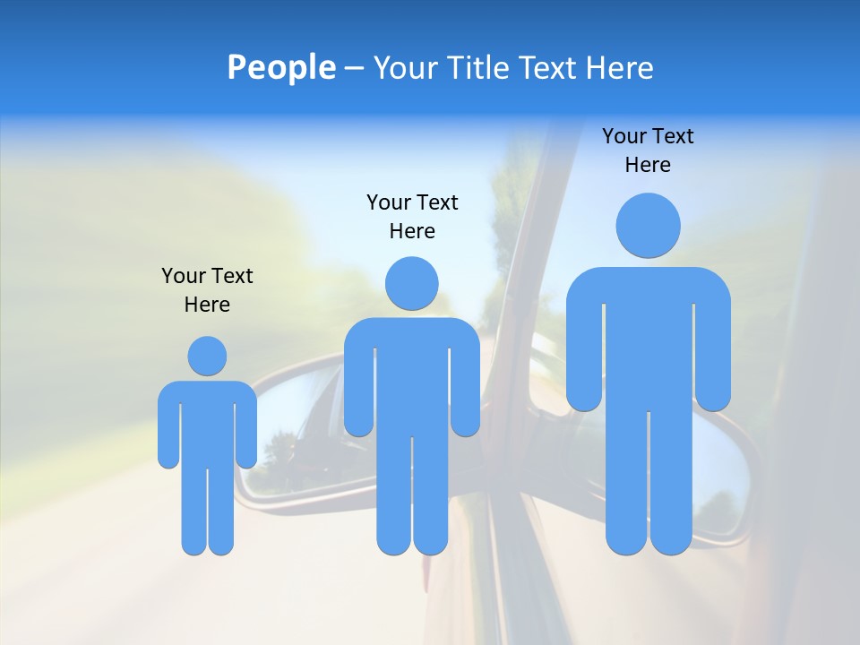 Mirror Zoom Blurred PowerPoint Template