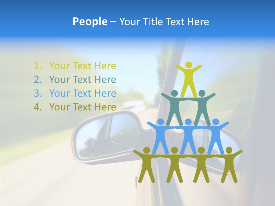 Mirror Zoom Blurred PowerPoint Template
