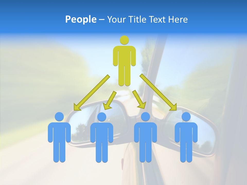 Mirror Zoom Blurred PowerPoint Template