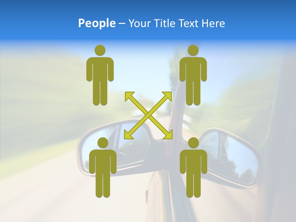 Mirror Zoom Blurred PowerPoint Template