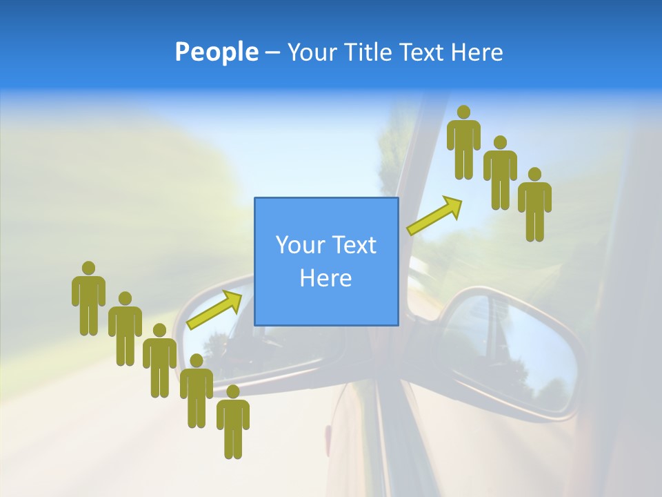 Mirror Zoom Blurred PowerPoint Template
