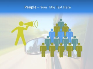 Mirror Zoom Blurred PowerPoint Template