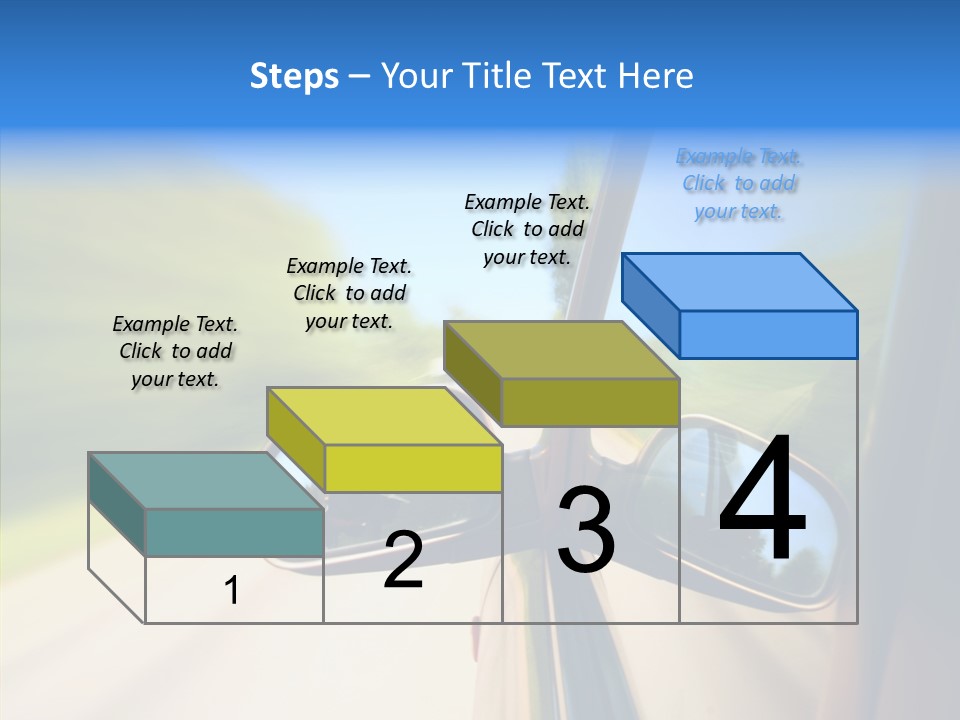 Mirror Zoom Blurred PowerPoint Template