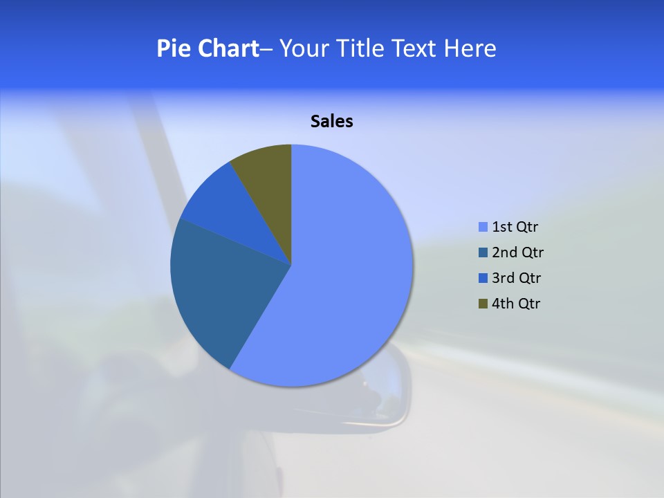 Blurred Highway Faster PowerPoint Template