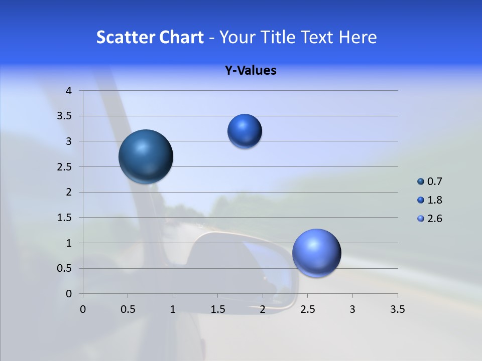 Blurred Highway Faster PowerPoint Template