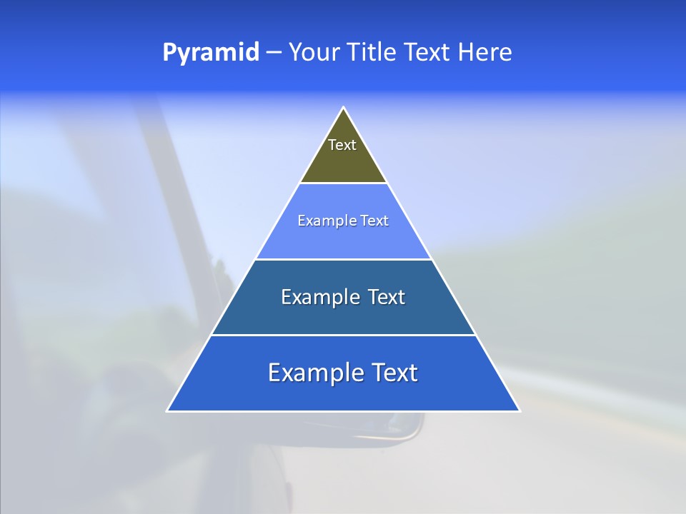 Blurred Highway Faster PowerPoint Template