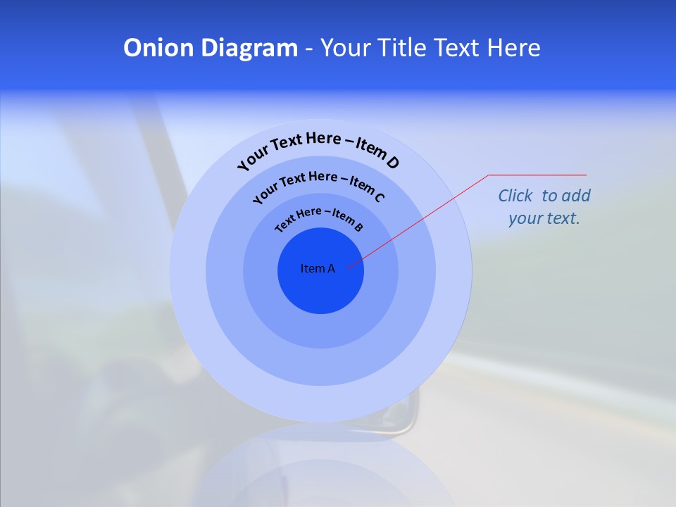 Blurred Highway Faster PowerPoint Template
