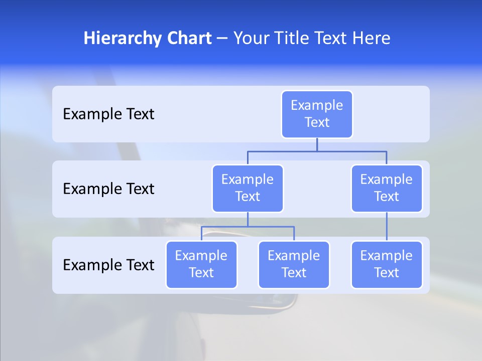 Blurred Highway Faster PowerPoint Template