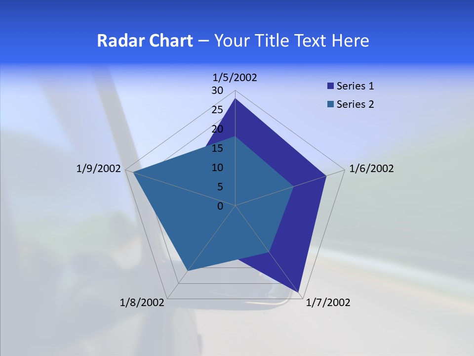 Blurred Highway Faster PowerPoint Template