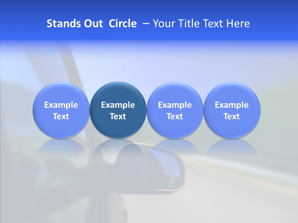 Blurred Highway Faster PowerPoint Template
