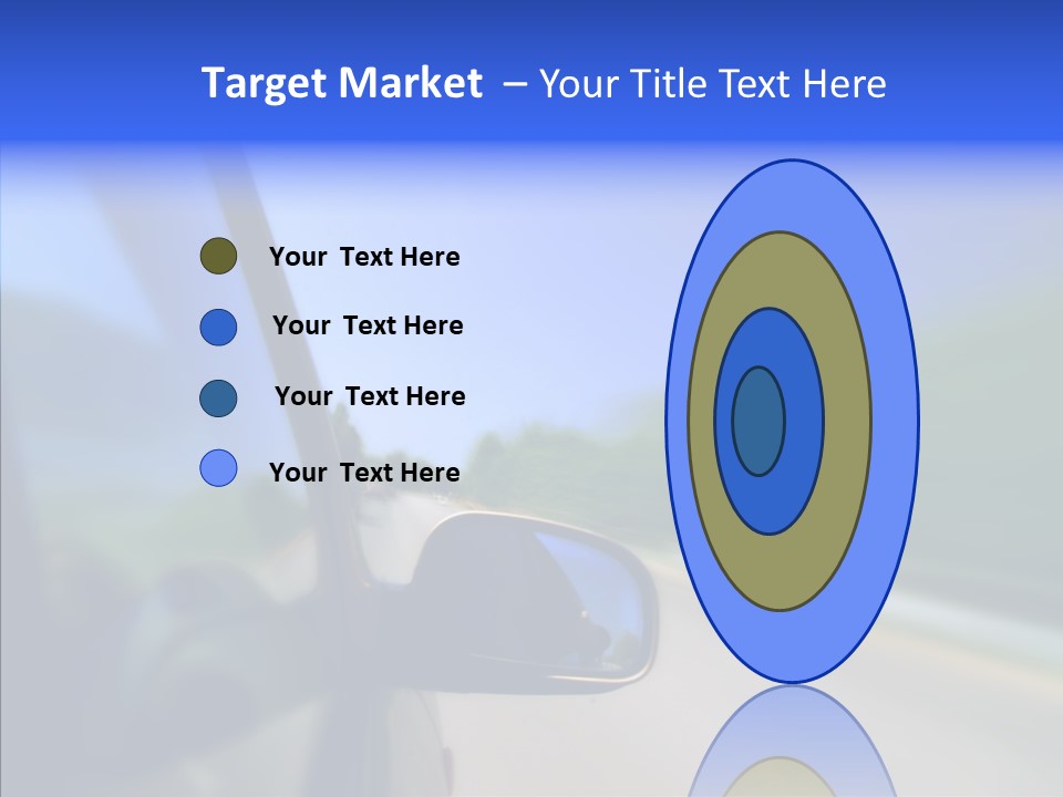 Blurred Highway Faster PowerPoint Template