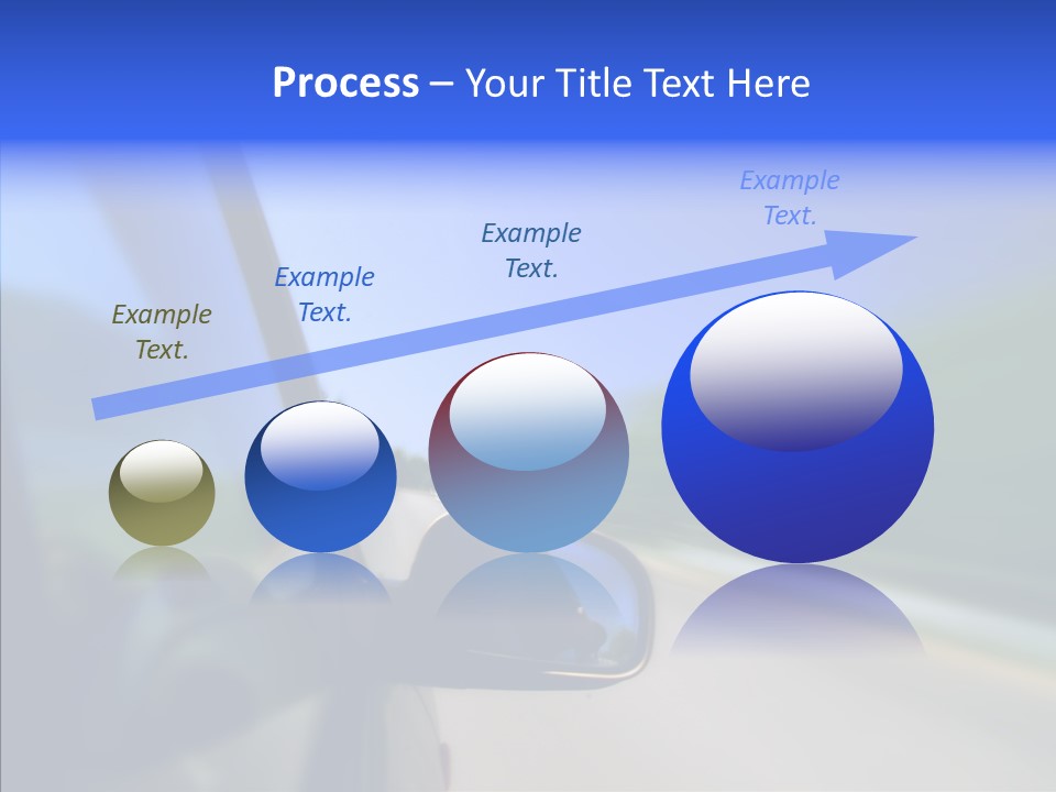 Blurred Highway Faster PowerPoint Template