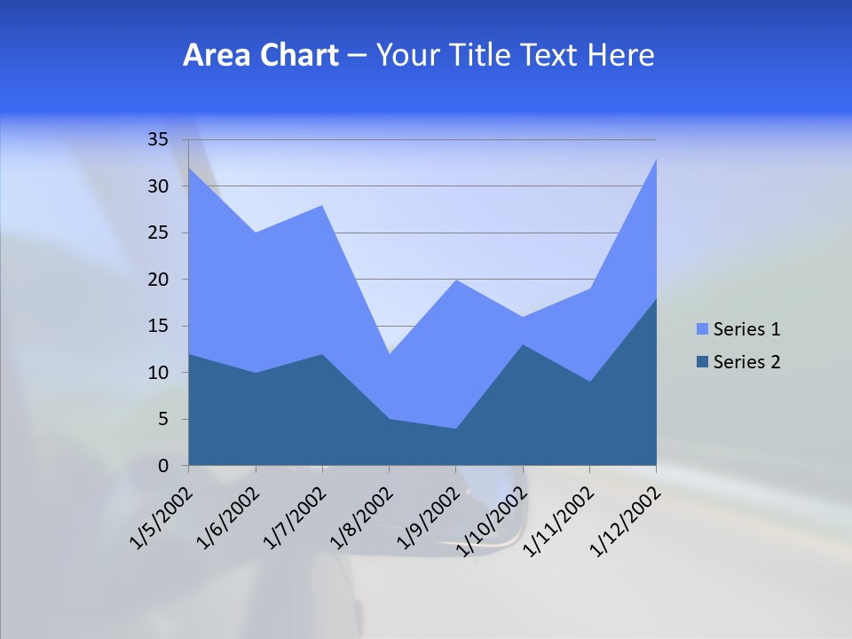 Blurred Highway Faster PowerPoint Template