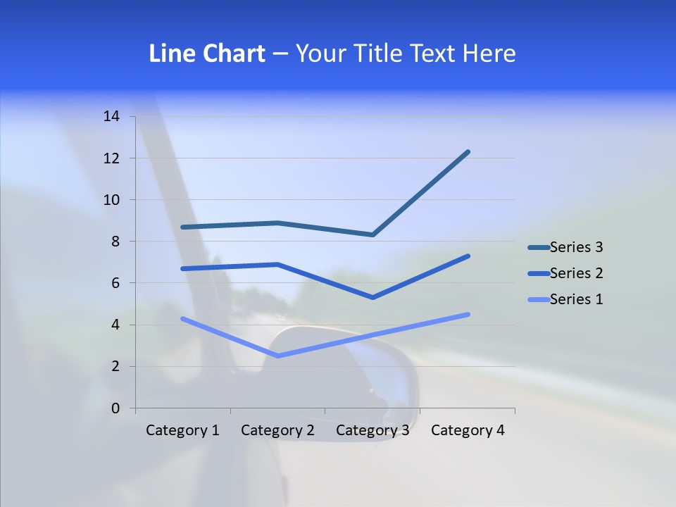 Blurred Highway Faster PowerPoint Template