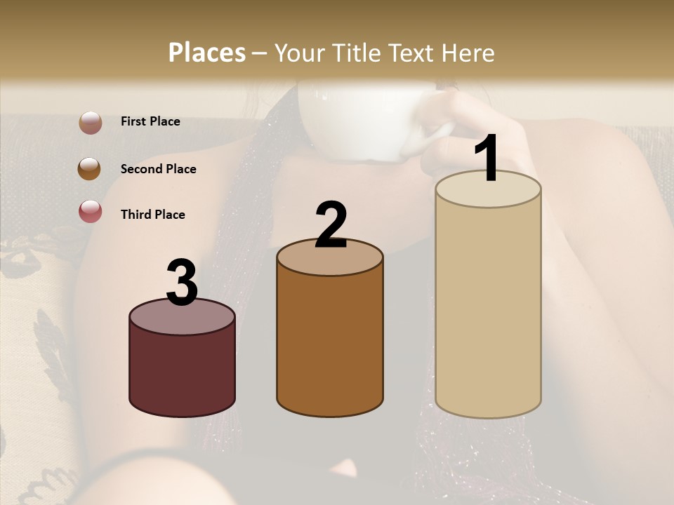 Makeup Cup Shop PowerPoint Template