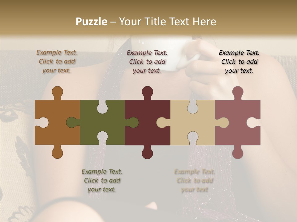 Makeup Cup Shop PowerPoint Template