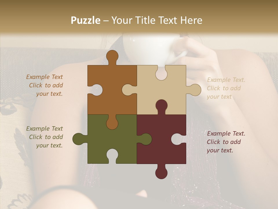 Makeup Cup Shop PowerPoint Template