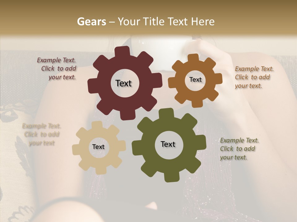 Makeup Cup Shop PowerPoint Template