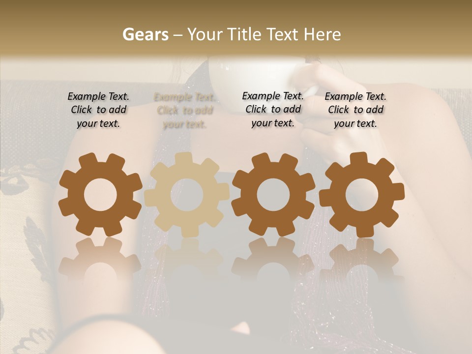 Makeup Cup Shop PowerPoint Template