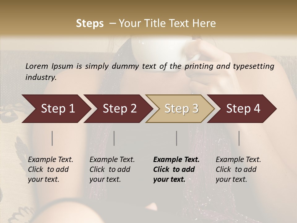 Makeup Cup Shop PowerPoint Template