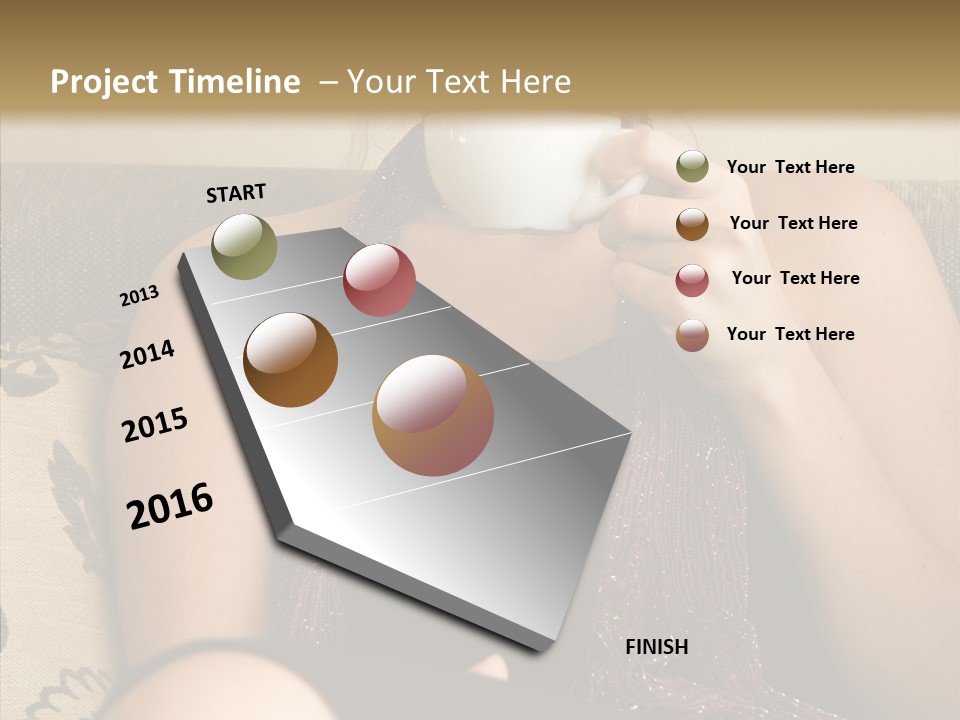 Makeup Cup Shop PowerPoint Template
