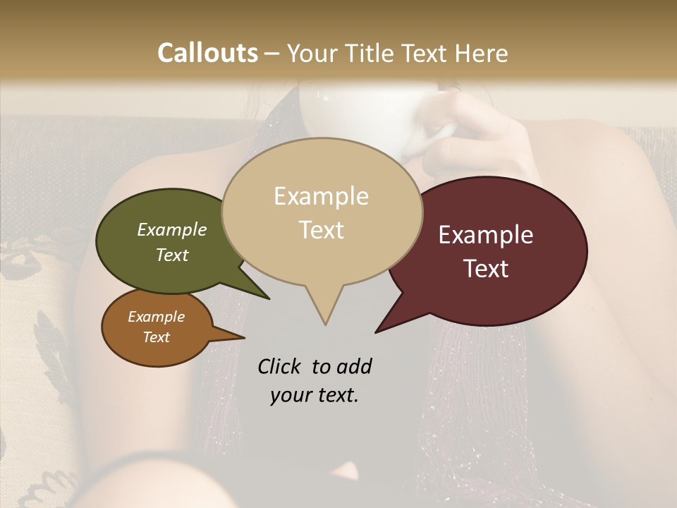 Makeup Cup Shop PowerPoint Template