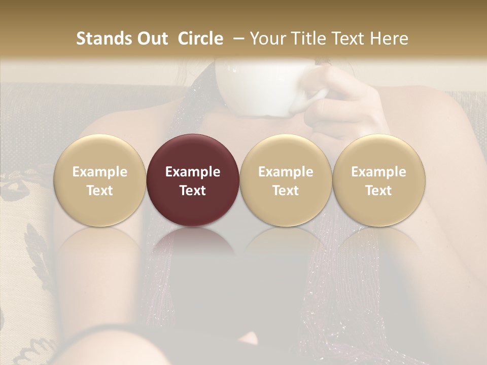 Makeup Cup Shop PowerPoint Template