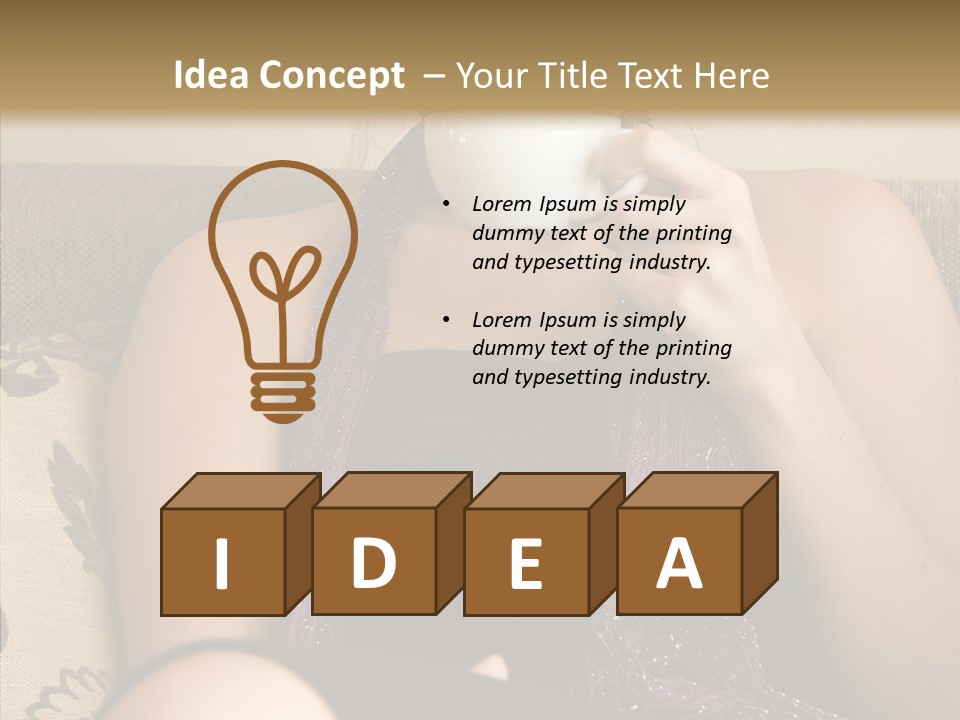 Makeup Cup Shop PowerPoint Template