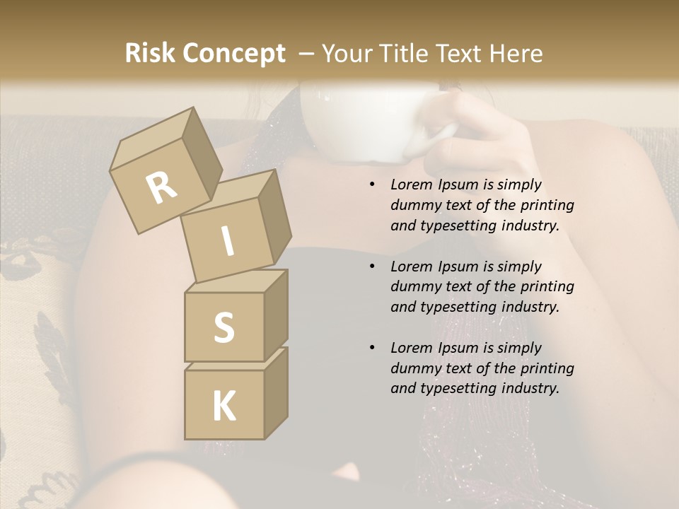 Makeup Cup Shop PowerPoint Template