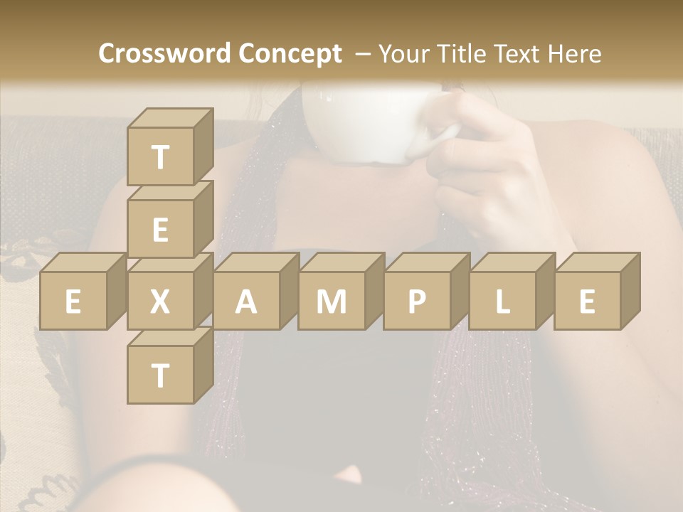 Makeup Cup Shop PowerPoint Template