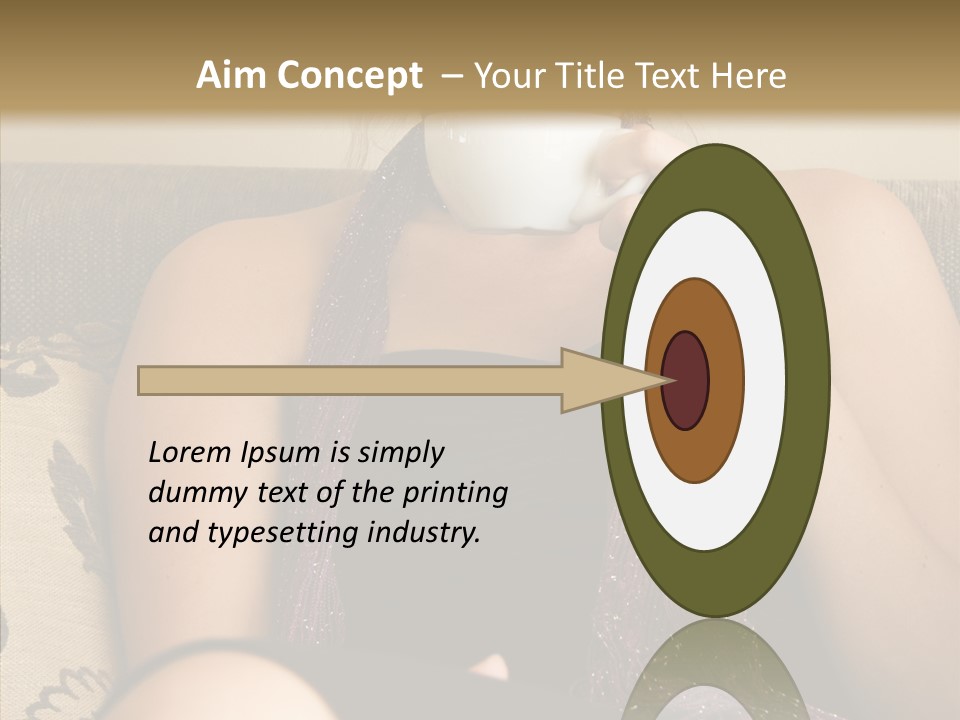 Makeup Cup Shop PowerPoint Template