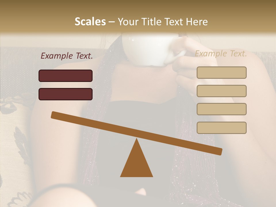 Makeup Cup Shop PowerPoint Template