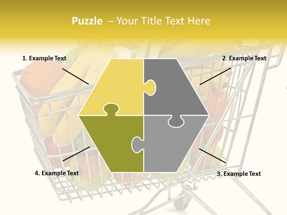Food Supermarket Slide PowerPoint Template