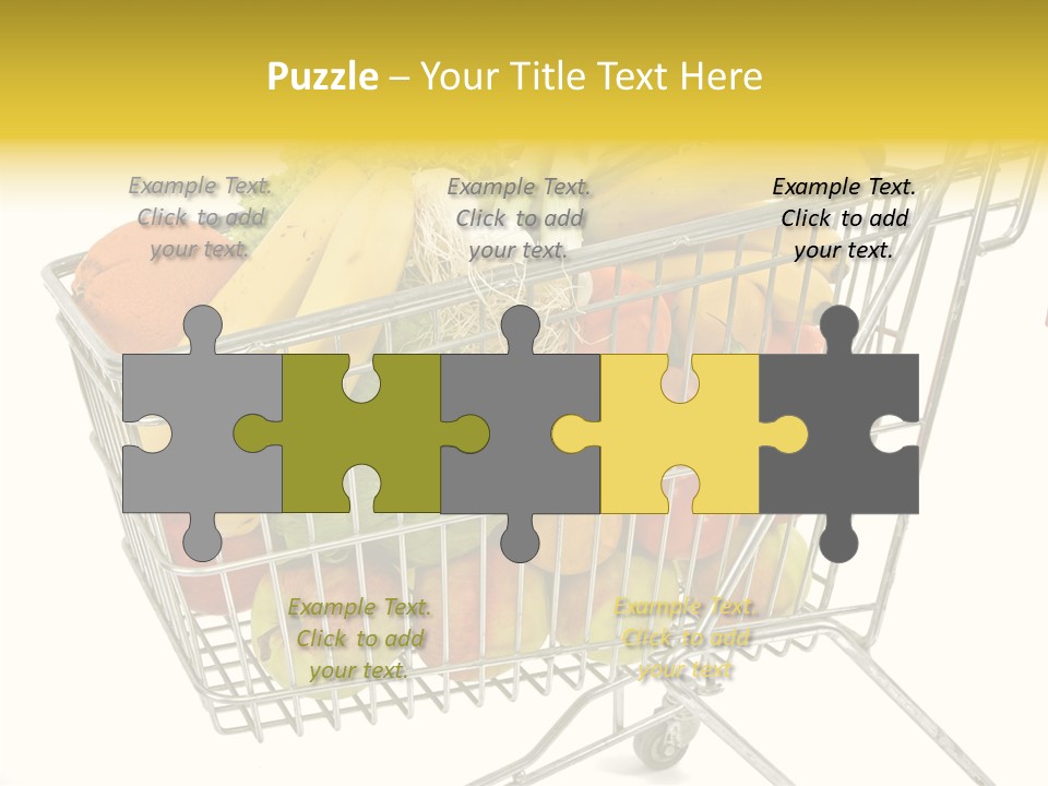 Food Supermarket Slide PowerPoint Template