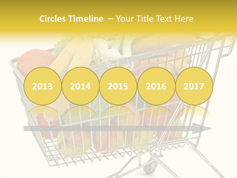 Food Supermarket Slide PowerPoint Template