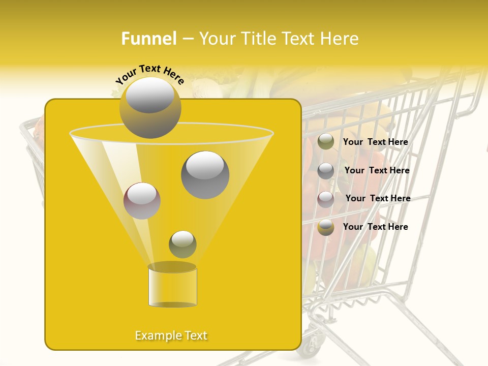 Food Supermarket Slide PowerPoint Template