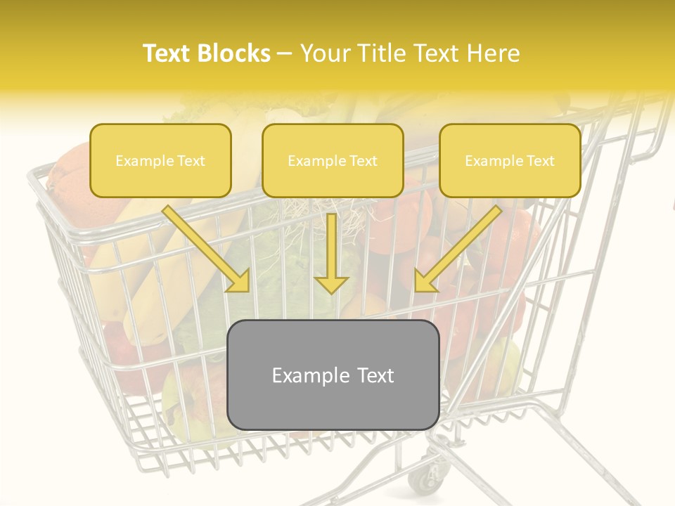 Food Supermarket Slide PowerPoint Template