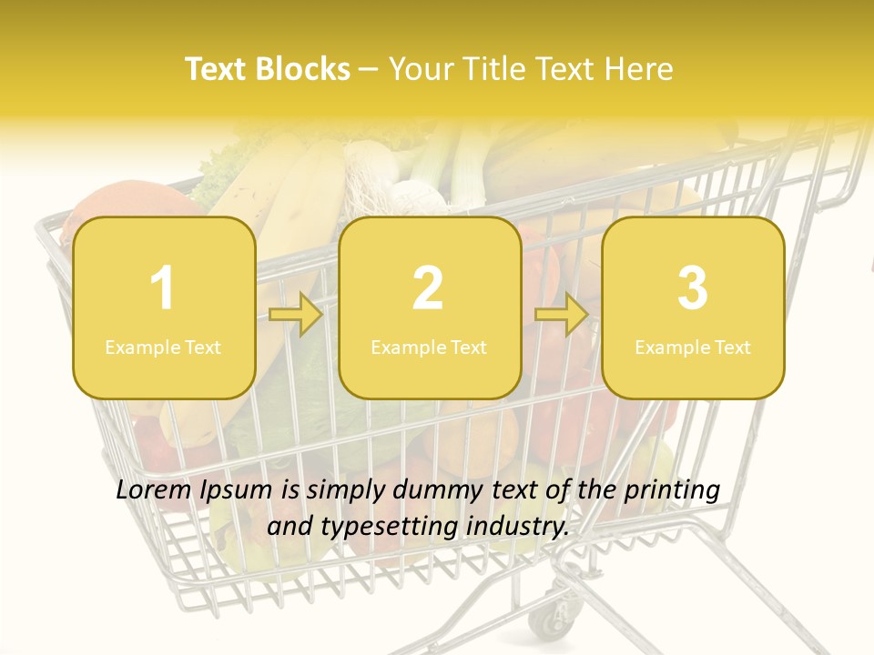Food Supermarket Slide PowerPoint Template