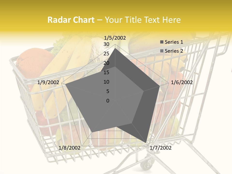 Food Supermarket Slide PowerPoint Template
