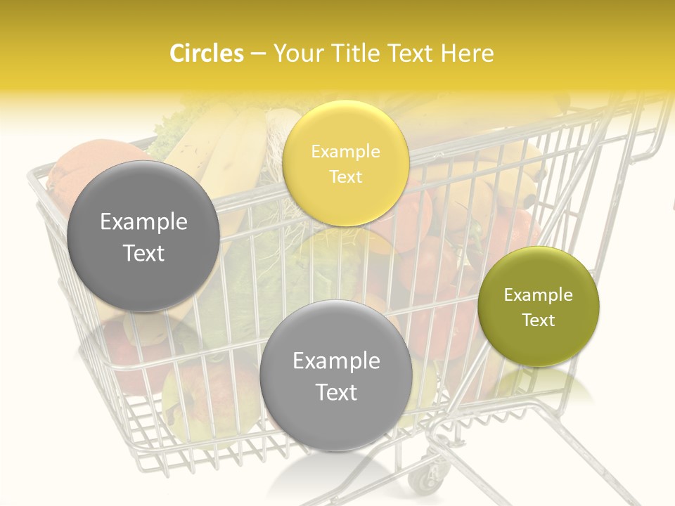 Food Supermarket Slide PowerPoint Template