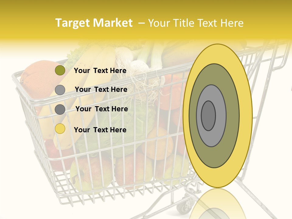 Food Supermarket Slide PowerPoint Template