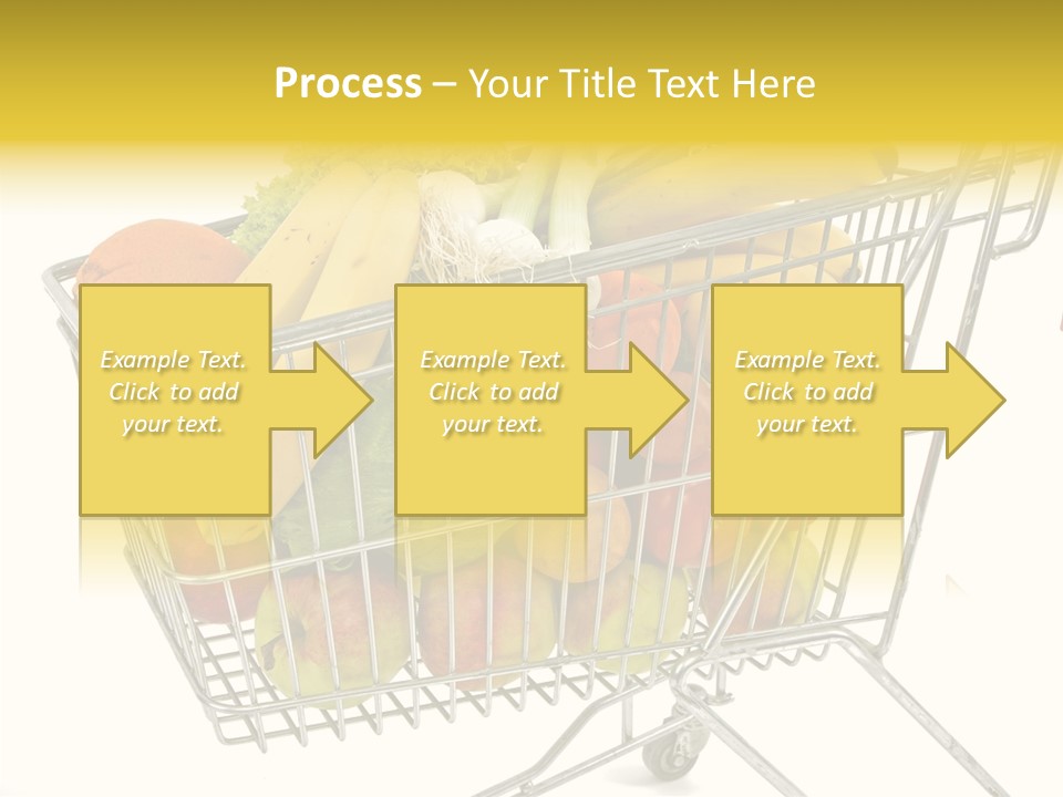 Food Supermarket Slide PowerPoint Template