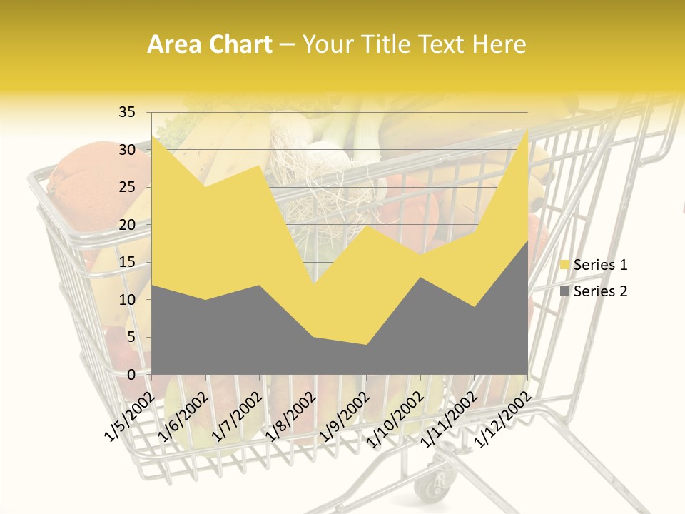 Food Supermarket Slide PowerPoint Template