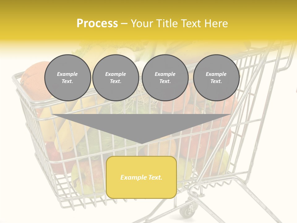 Food Supermarket Slide PowerPoint Template