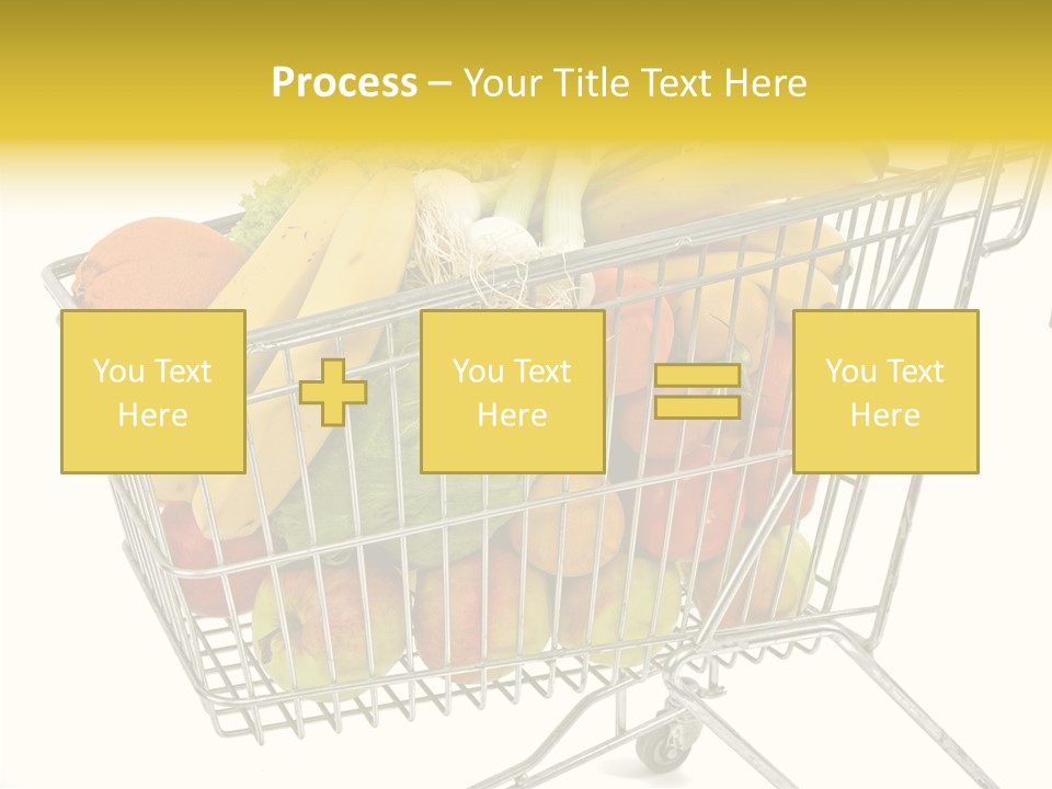 Food Supermarket Slide PowerPoint Template
