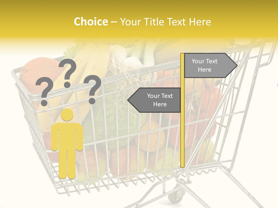 Food Supermarket Slide PowerPoint Template
