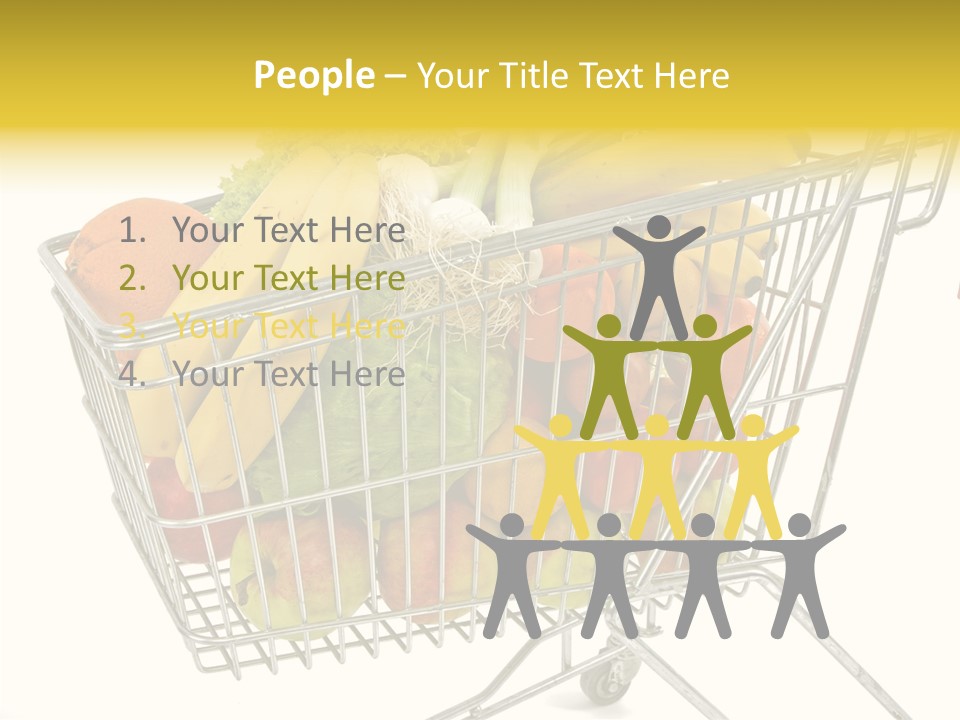 Food Supermarket Slide PowerPoint Template