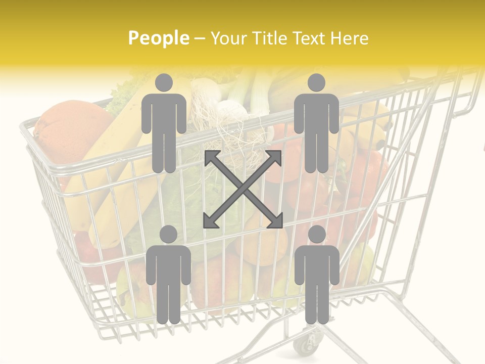 Food Supermarket Slide PowerPoint Template